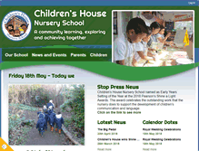 Tablet Screenshot of childrenshouse.towerhamlets.sch.uk